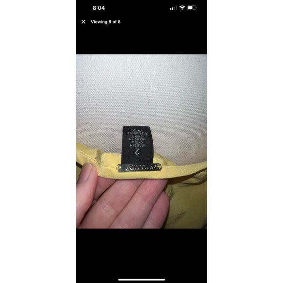 Chicos Black Label Silk Women’s BLOUSE LARGE - Picture 8 of 9